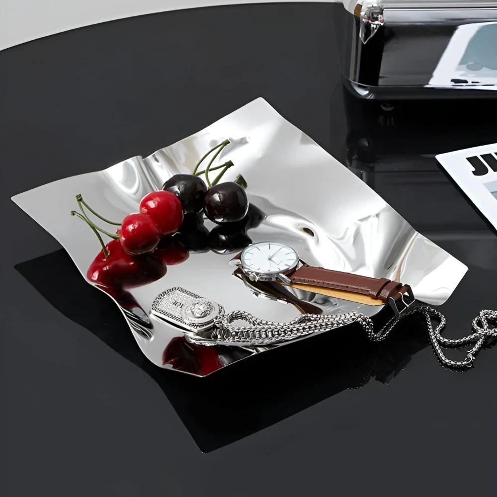 Gleaming Accent Tray by Casa & Beyond