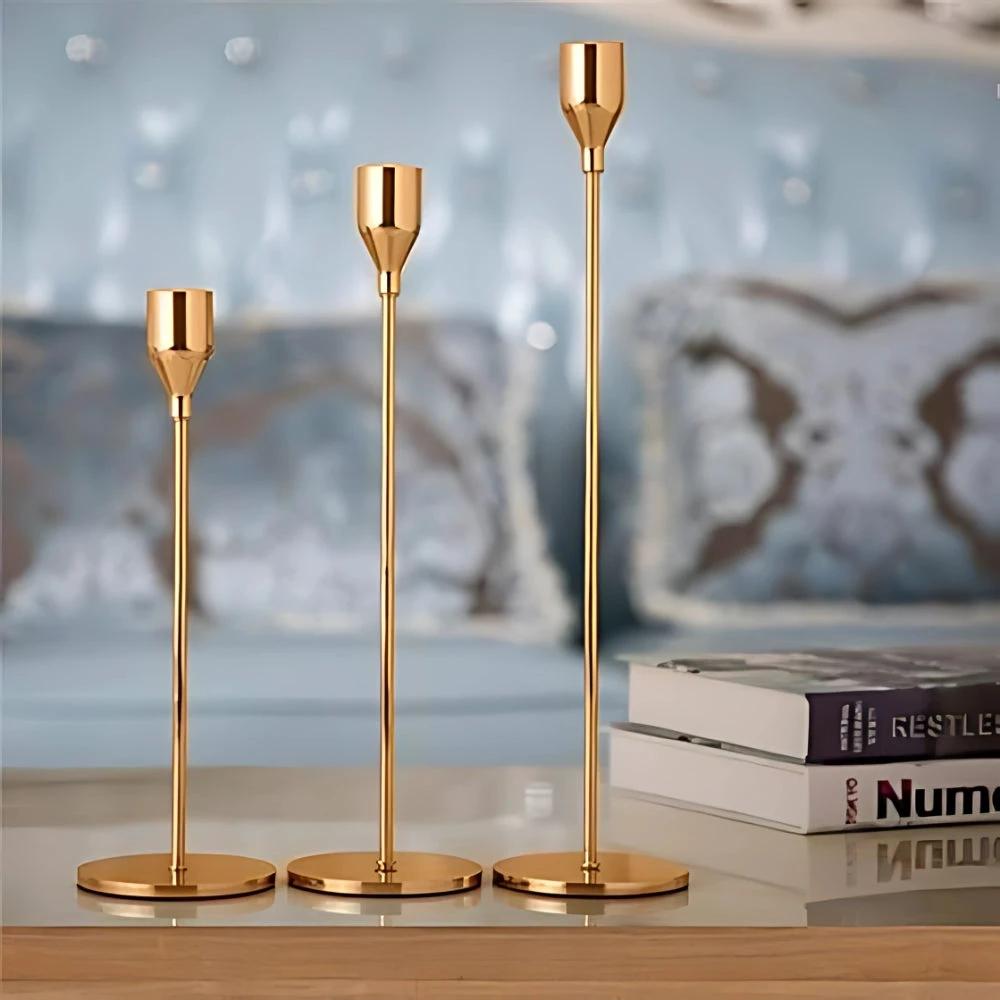 Tall & Chic Trio Candle Holder Set by Casa & Beyond