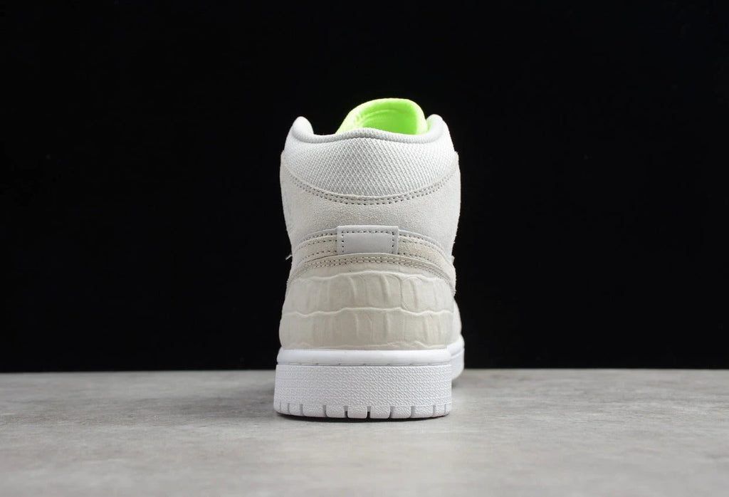 Air Jordan 1 High Gray Fluorescent Green by Air Jordan