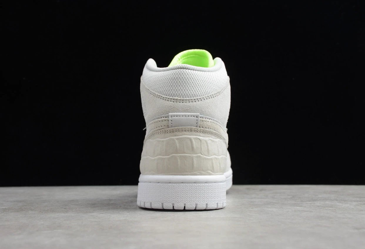 Air Jordan 1 High Gray Fluorescent Green by Air Jordan