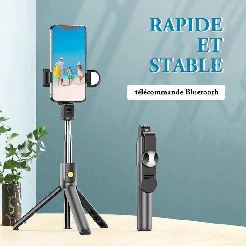 Tripod for selfie stick with Bluetooth remote control by Bowlift