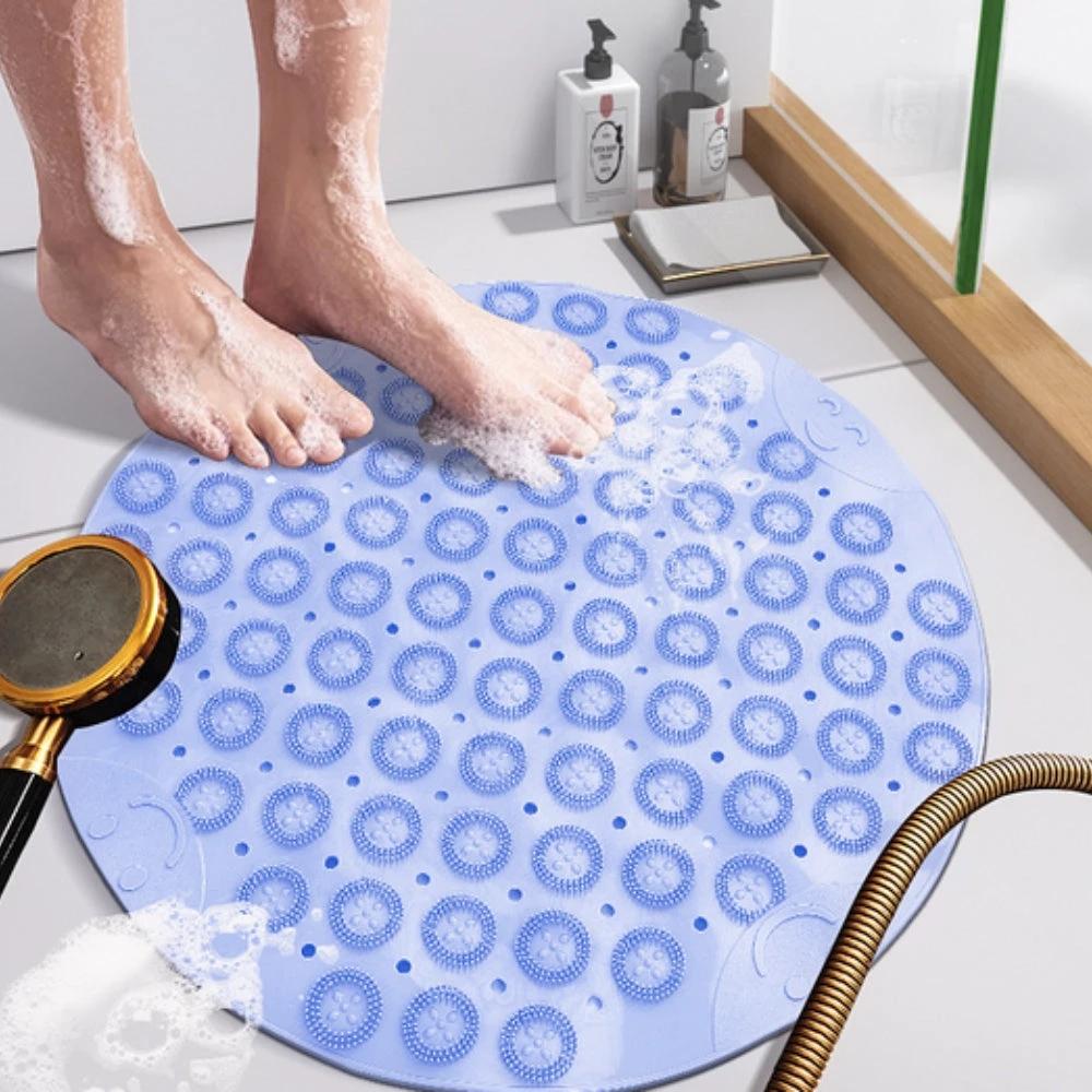 Safe Shower Round Non-Slip Mat by Casa & Beyond