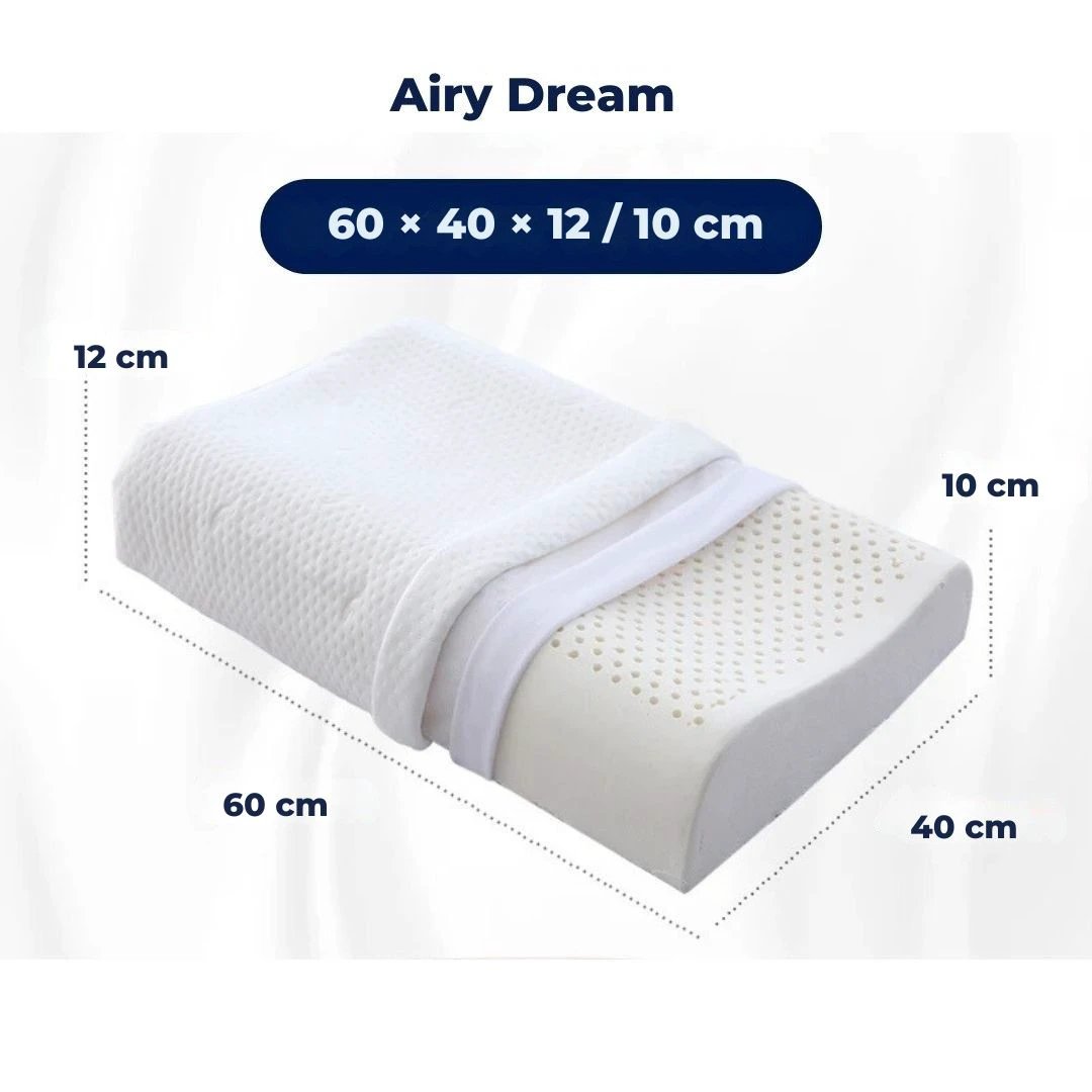EcoNeck Comfort | 100% Natural Latex Orthopedic Pillow - for Neck Pain - Comfortable and Supportive Pillow - Better Sleep - Wellness Bowlift by Bowlift