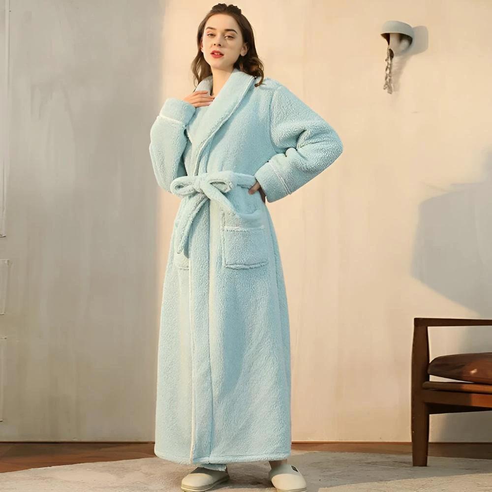 Sherpa Comfort Bathrobe by Casa & Beyond