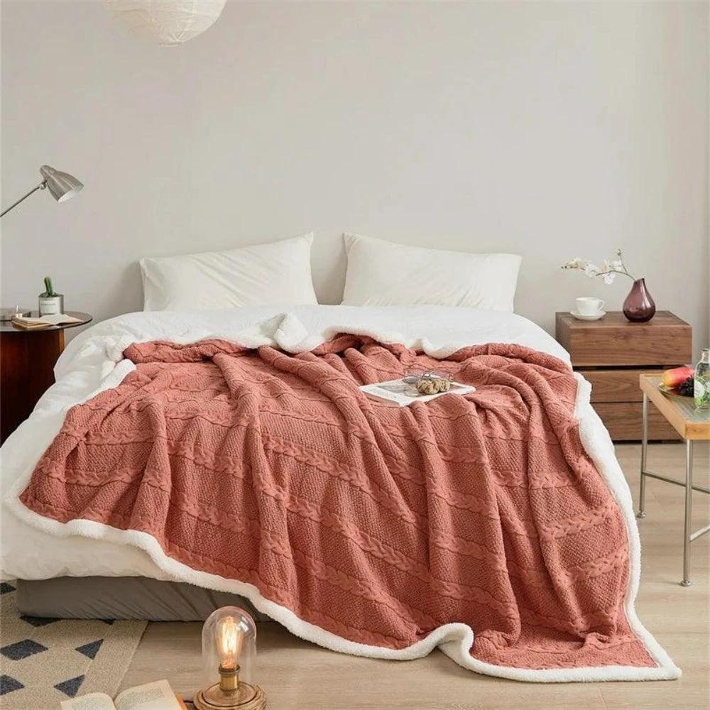 Mellow Sherpa Blanket by Casa & Beyond