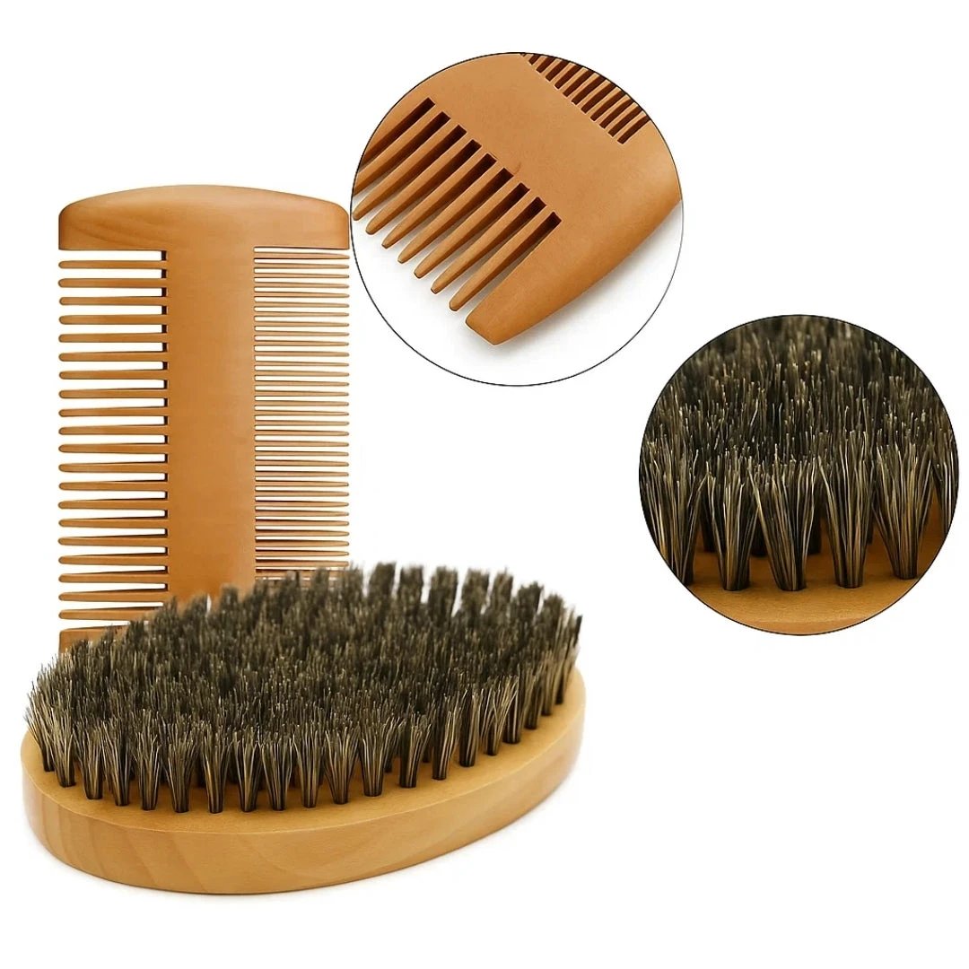 Easy Lather & Frizz Control – Soft Bristles – Skin-Friendly Grooming – Perfect Daily Beard Care for Men Bowlift by Bowlift