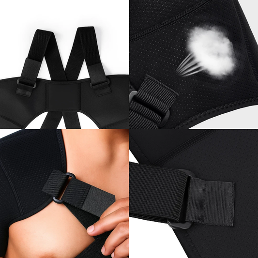 Cross-Compression Stability – Breathable Mesh Comfort – Relieves Shoulder Pain & Improves Posture Bowlift by Bowlift