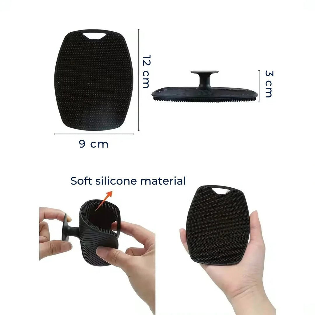 PureGlide | Silicone Body Scrubber – Antimicrobial Exfoliation – Quick‑Dry Hygienic Design – Sensitive‑Skin Shower Use Bowlift by Bowlift