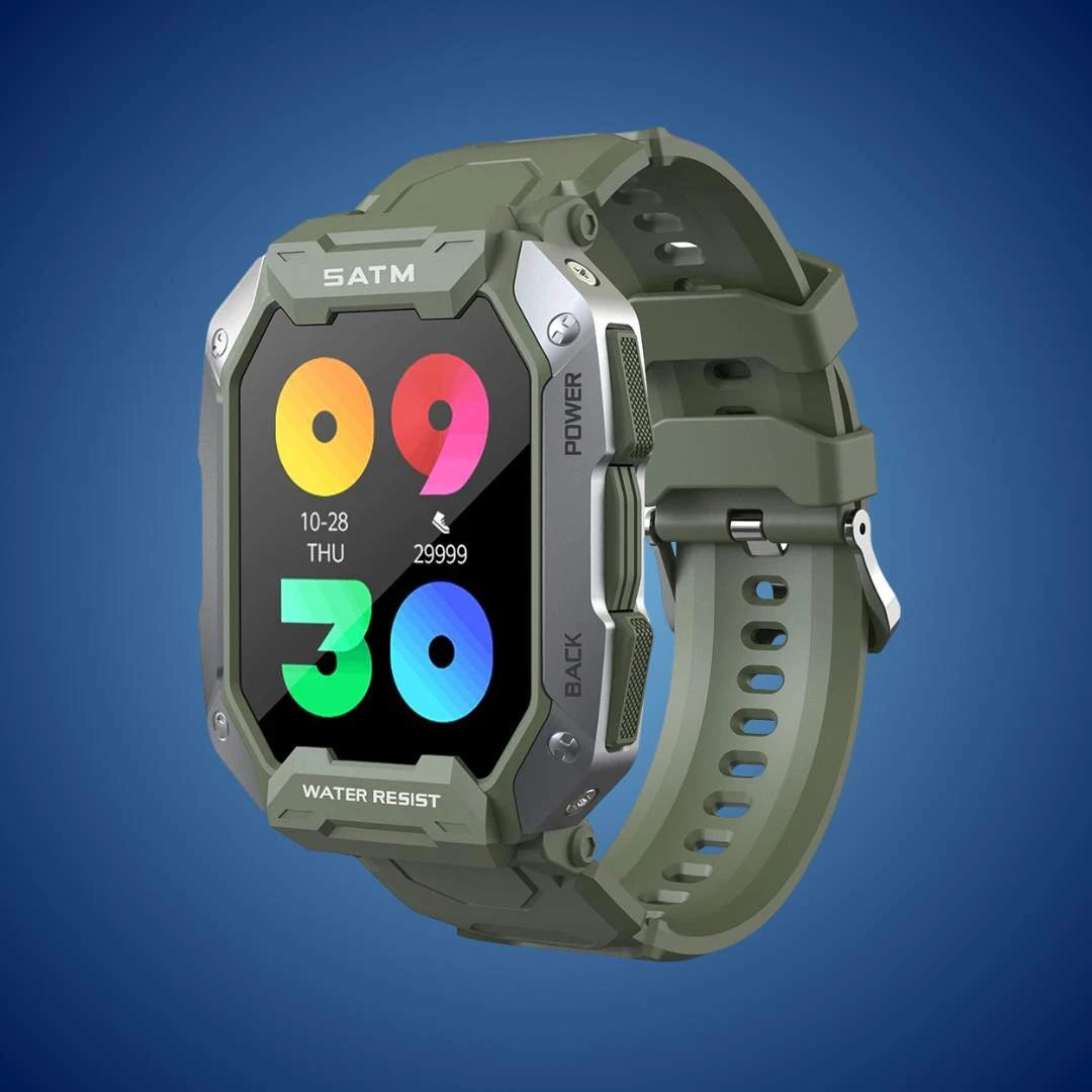TactiX ARMY Series Smartwatch With Military Design | Durable GPS - Fitness Tracker - for Outdoor Adventures - Military Personnel and Tactical Use Bowlift by Bowlift