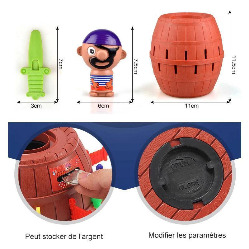 Interactive Pirate Bucket Toy by Bowlift