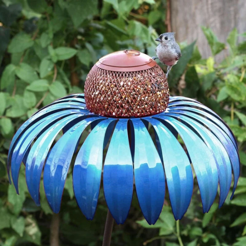 Bird Feeding Station D'éChinacéE by Bowlift