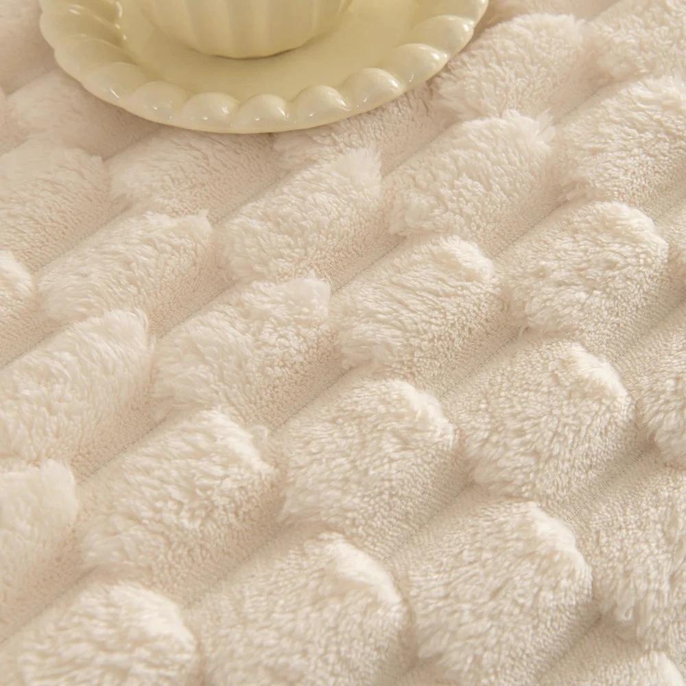 Tufted Rabbit Faux Sofa Cover by Casa & Beyond
