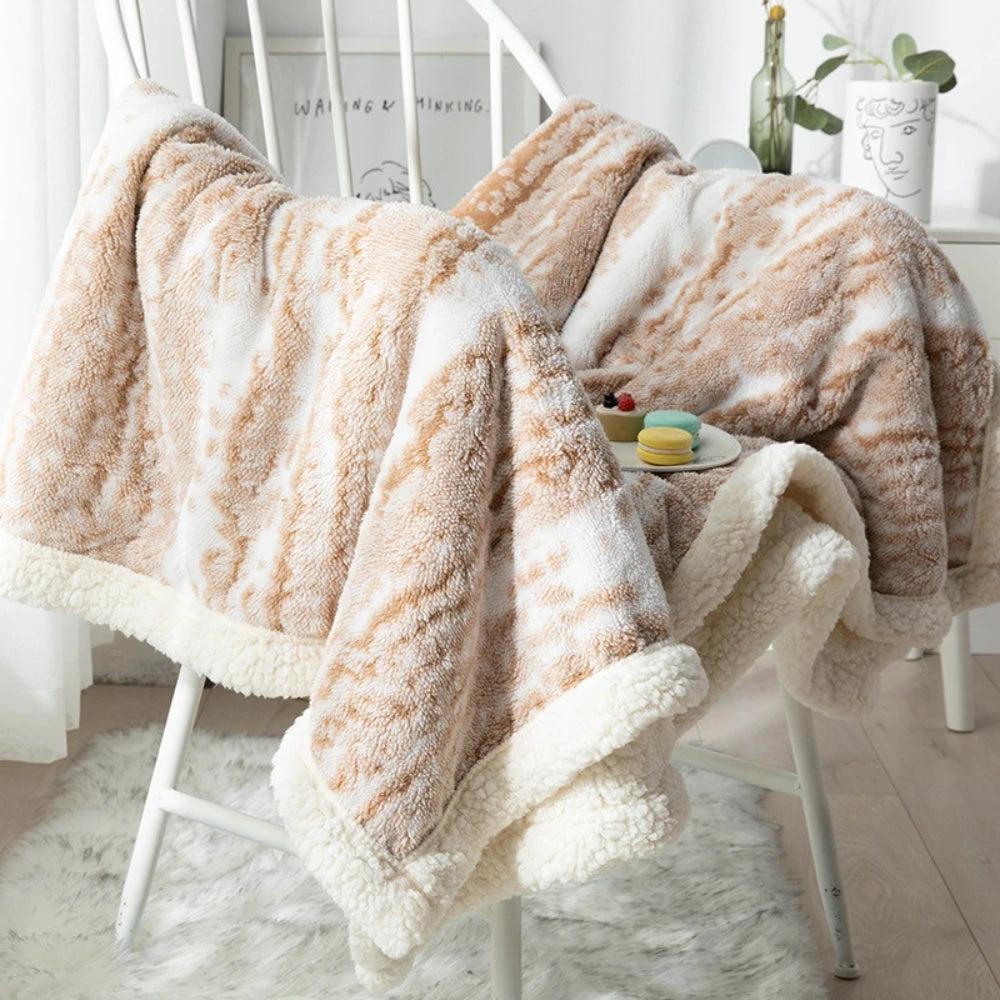 Seraphina Velvet Sherpa Blanket by Casa & Beyond