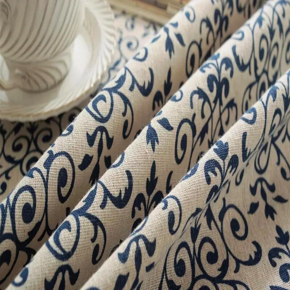 Cottage Chic Patterned Tablecloth by Casa & Beyond