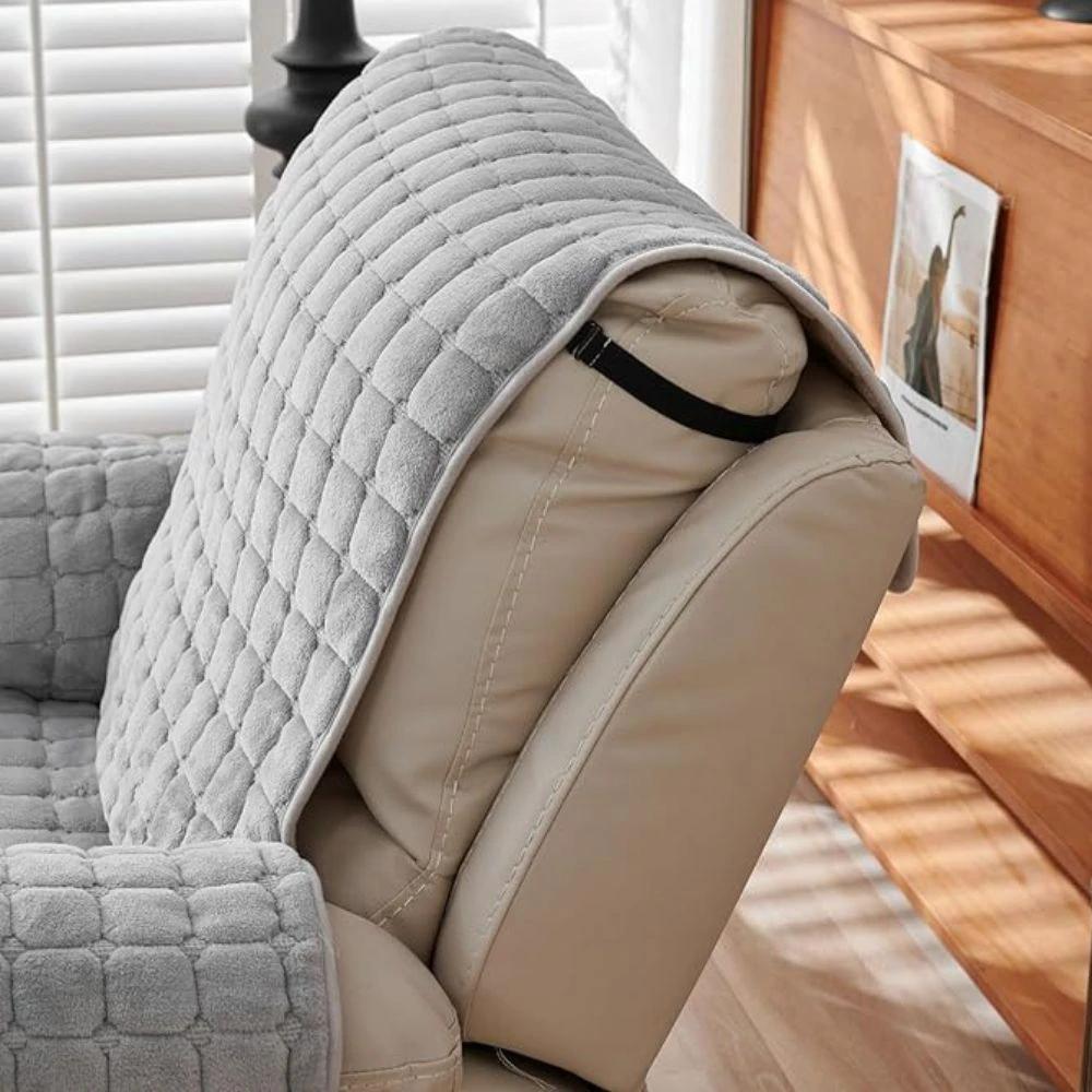 Snug Grid Recliner Cover by Casa & Beyond