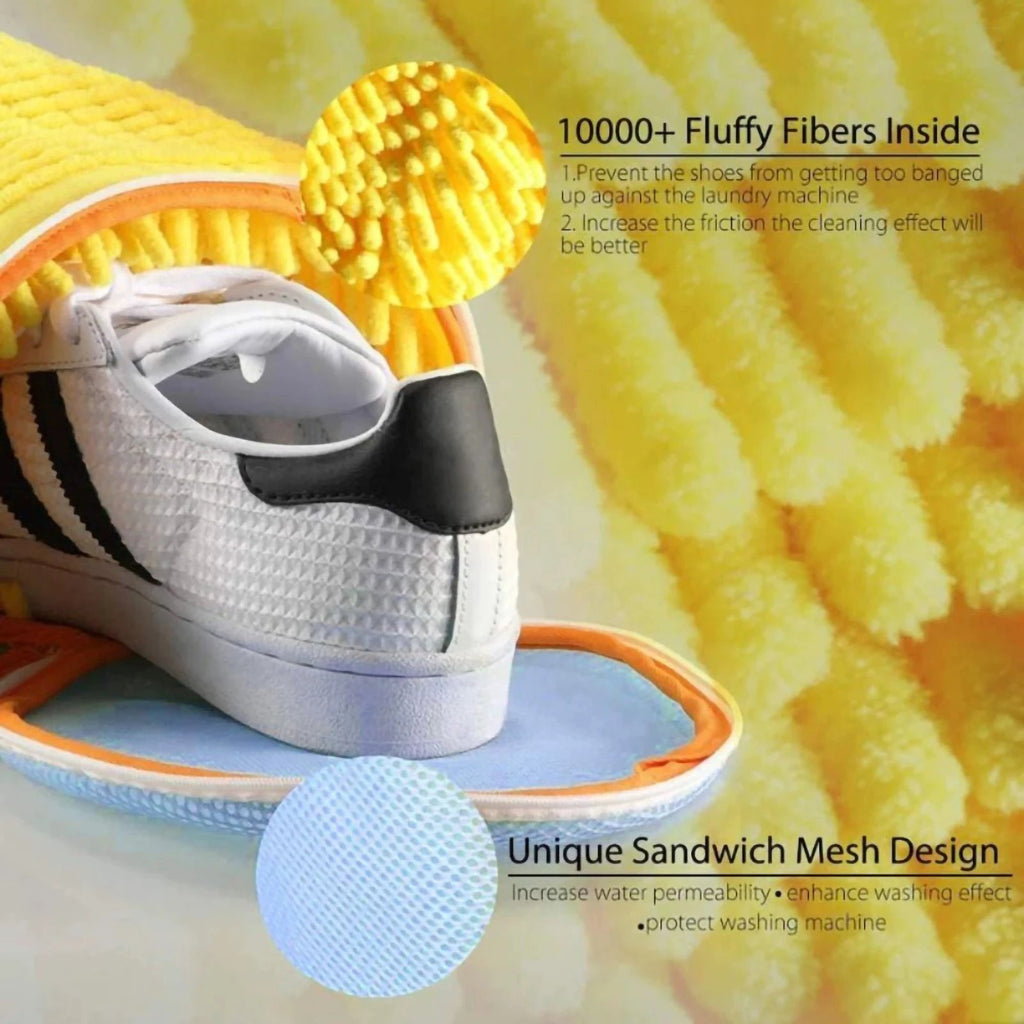 Zippered Shoe Laundry Bag - Reusable and Portable Washing Machine Shoe Washing Bag for all kind of Shoes Bowlift by Bowlift