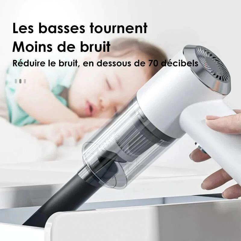 Mini cordless handheld vacuum cleaner by Bowlift