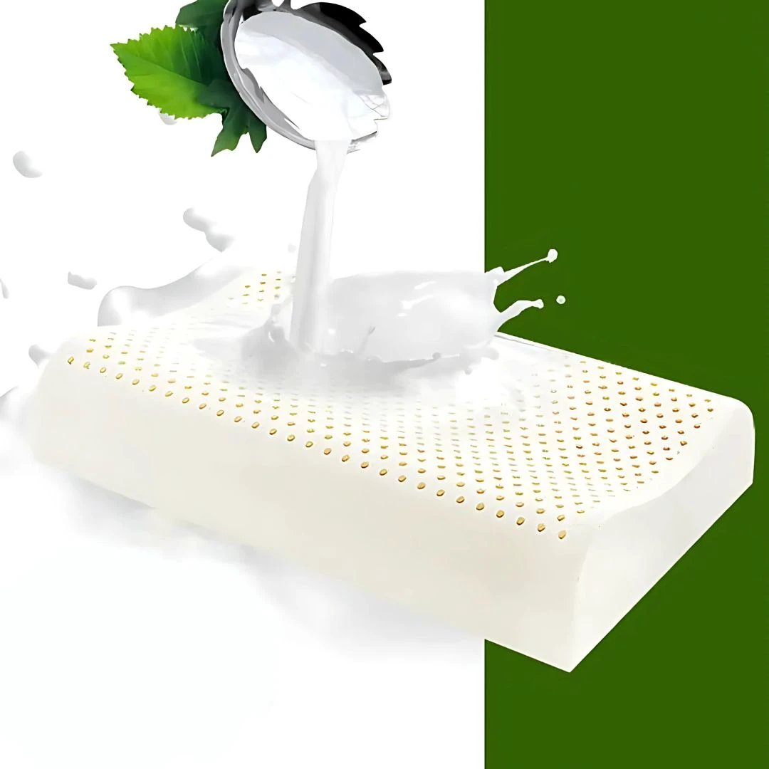 EcoNeck Comfort | 100% Natural Latex Orthopedic Pillow - for Neck Pain - Comfortable and Supportive Pillow - Better Sleep - Wellness Bowlift by Bowlift