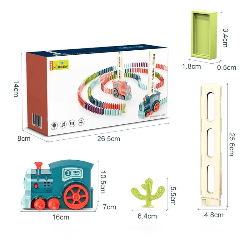 Set of Domino Construction and Stacking Toy by Bowlift
