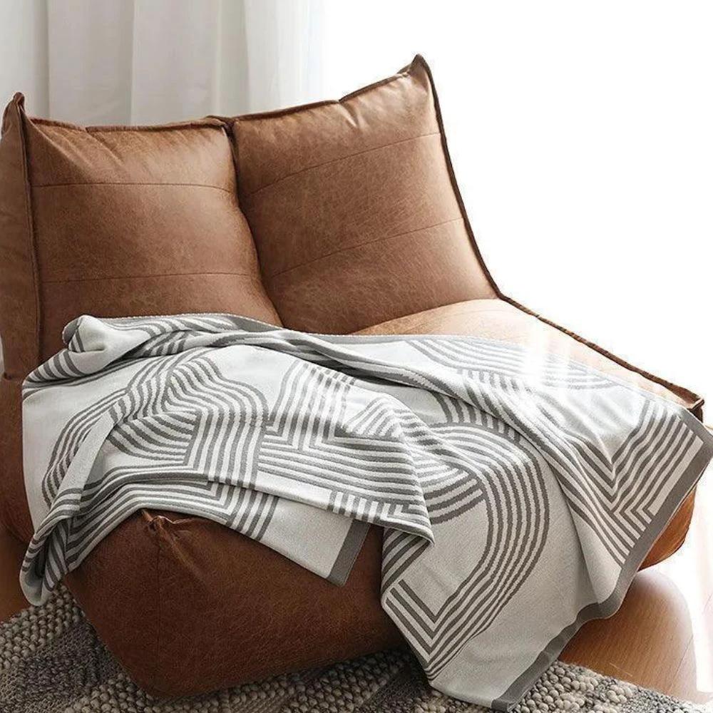 Snuggle Maze Knit Blanket by Casa & Beyond