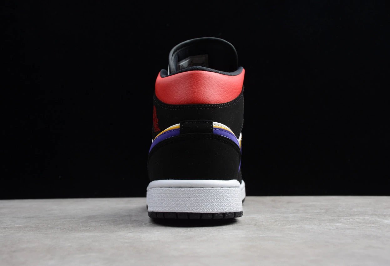 Air Jordan 1 High Black White Red And Blue by Air Jordan