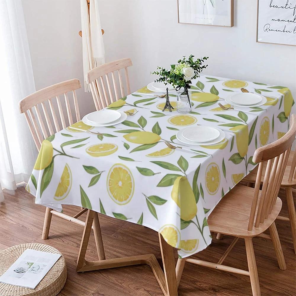 Lemon Leaf Tablecloth by Casa & Beyond