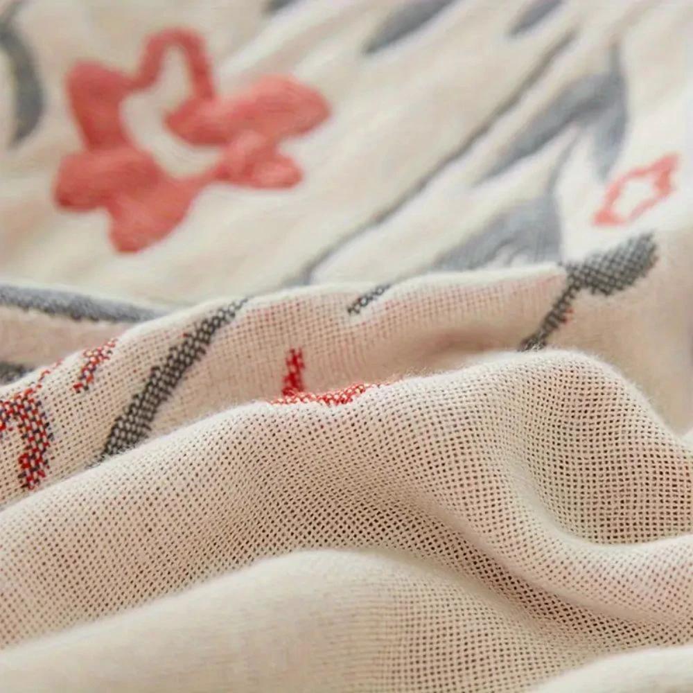 Versailles-Inspired Reversible Floral Blanket by Casa & Beyond