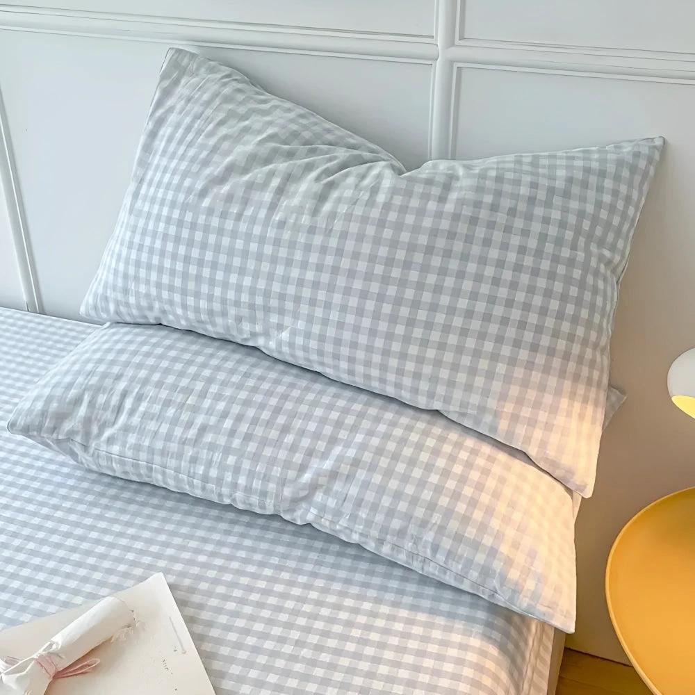 Soft Plaid Checkered Pillowcases by Casa & Beyond