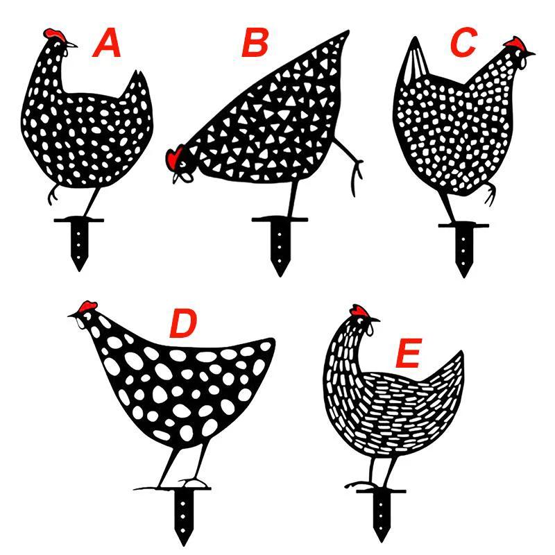 Simulated Chicken Ornament for the Garden by BowLift