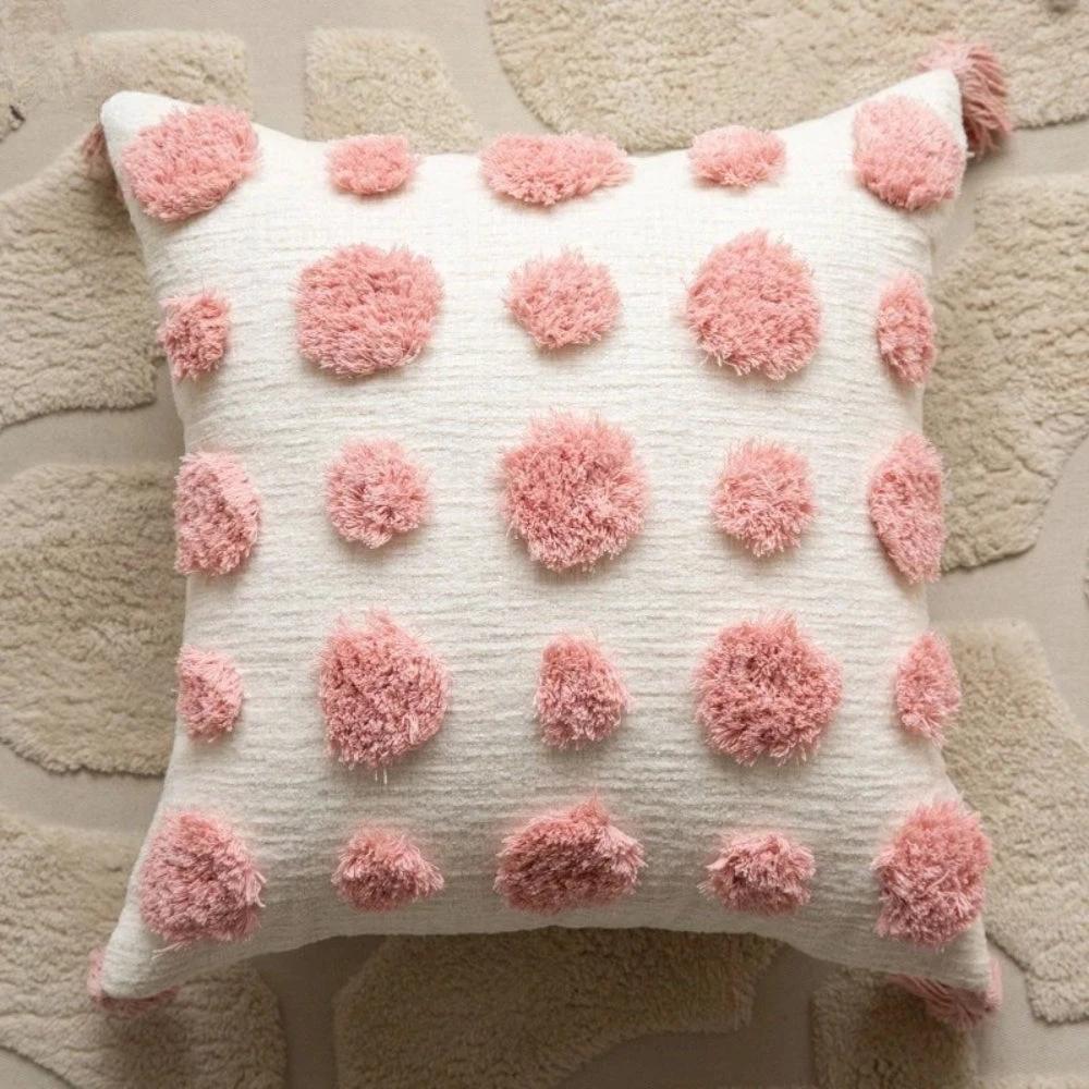 Tassel-Trimmed Boho Floral Cushions by Casa & Beyond
