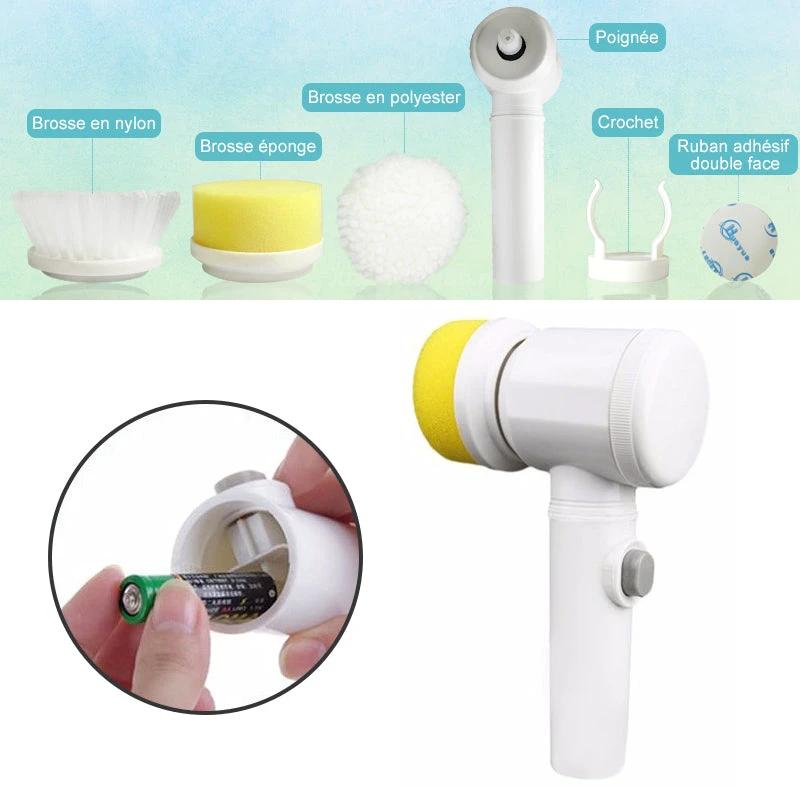 Multifunctional electric cleaning brush by Bowlift