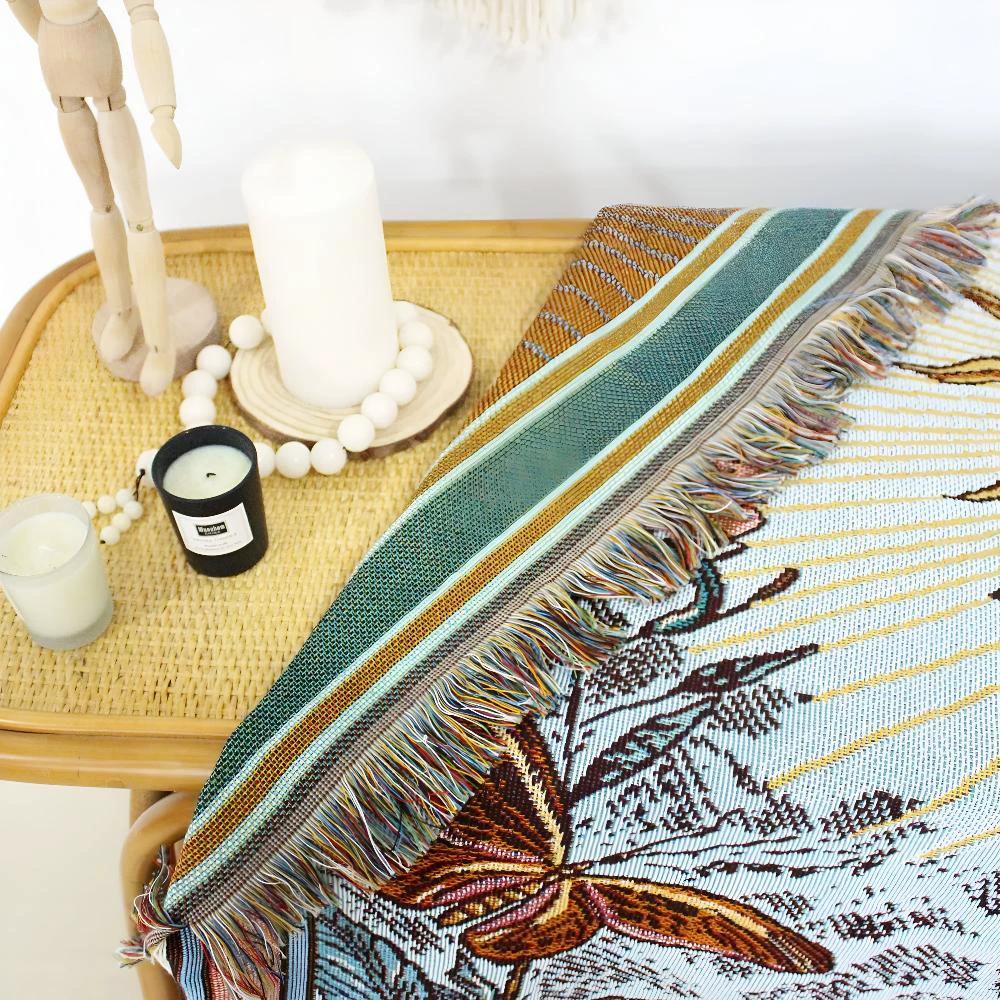 Boho Sun Tapestry Blanket by Casa & Beyond