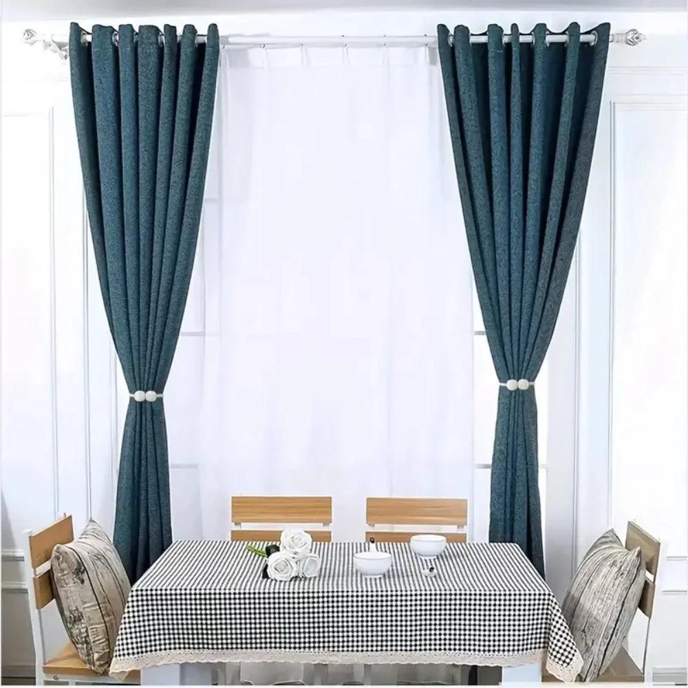 Magnetic Pearl Curtain Tie Back | 2pcs Set by Casa & Beyond