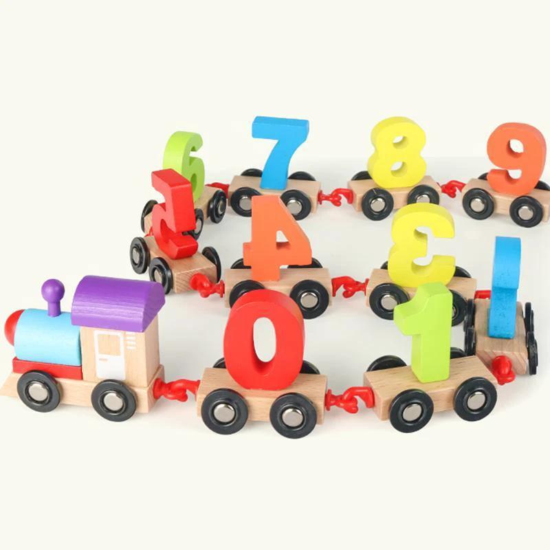 Digital Wooden Pull Toy by Bowlift