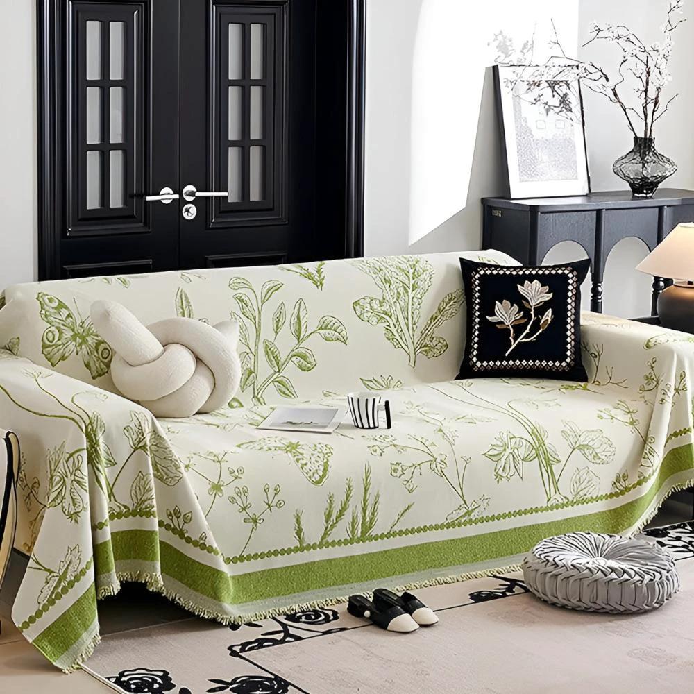 Botanical Elegance Sofa Cover by Casa & Beyond