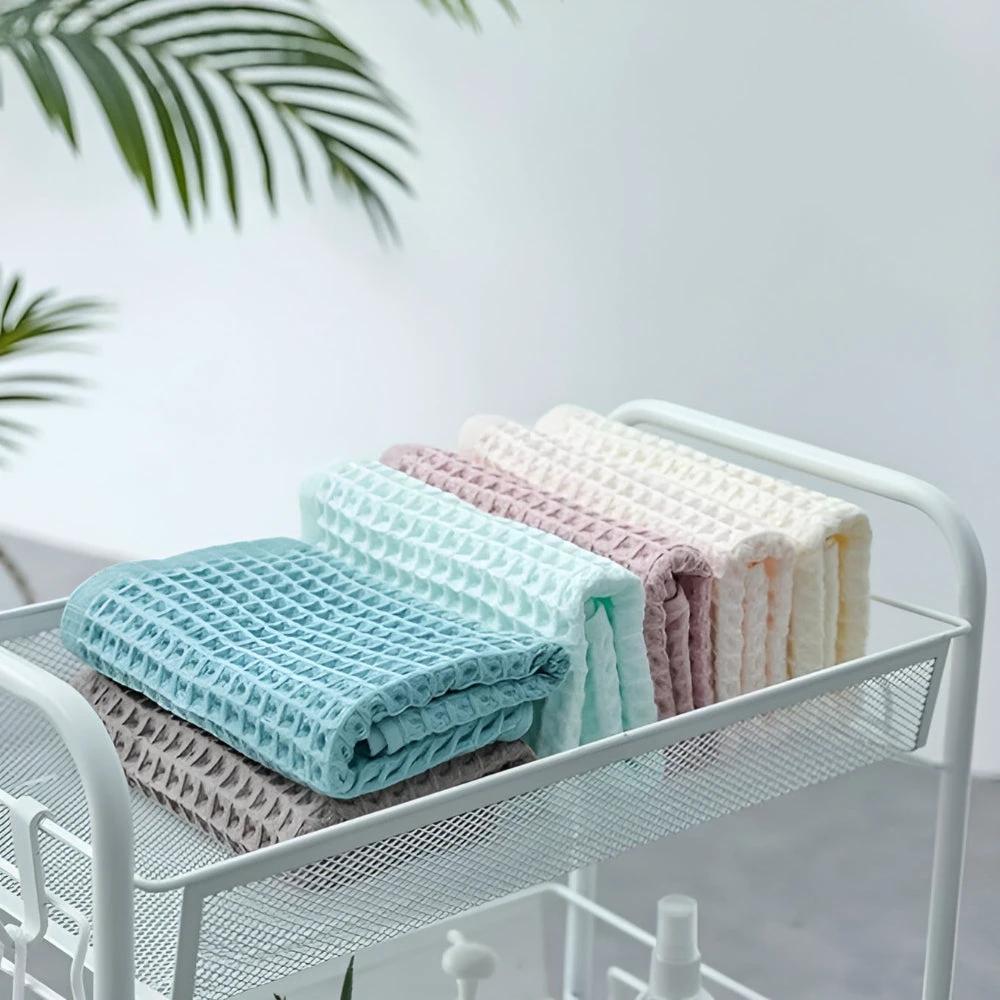 Soft Waffle Bliss Towel by Casa & Beyond