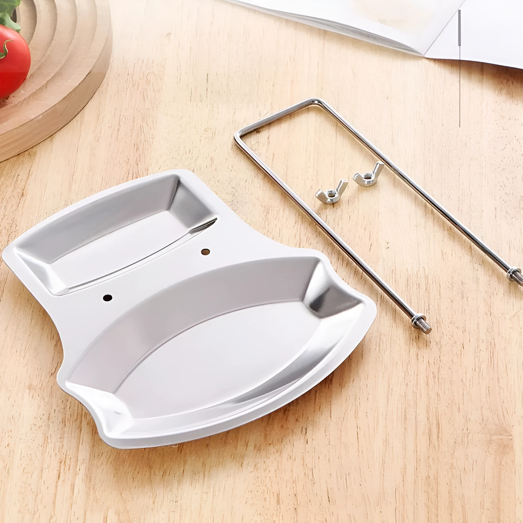 Sleek Pot Lid Holder Rack by Casa & Beyond