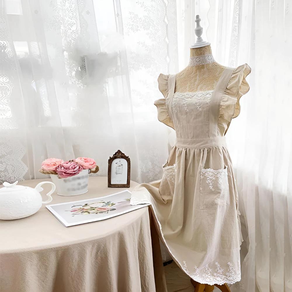 Blush Belle Ruffle Apron by Casa & Beyond