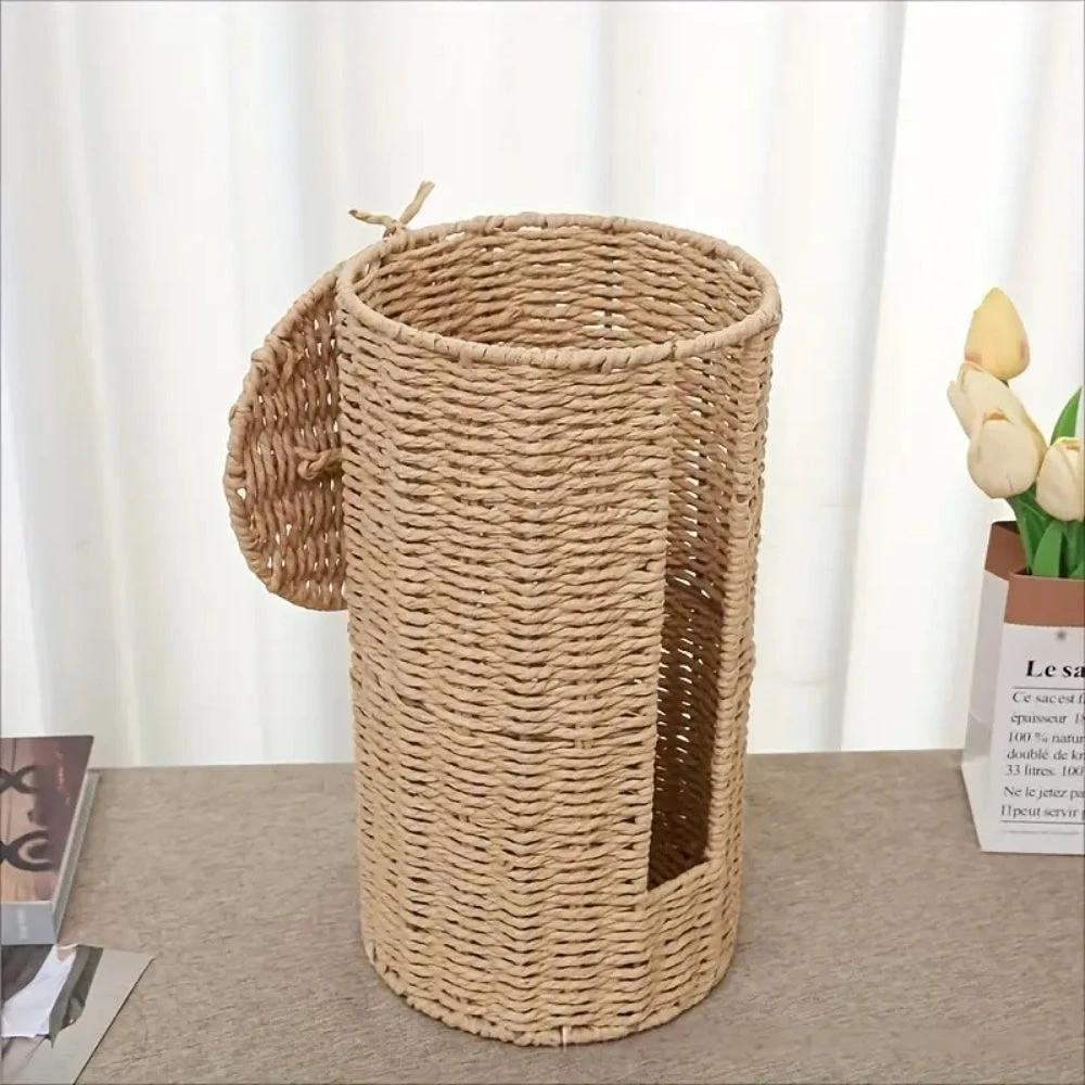 Braided Rope Toilet Paper Holder by Casa & Beyond