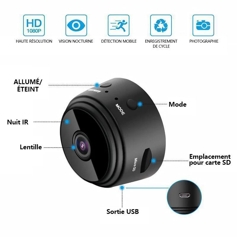 Mini Camera Magnetic 1080p by Bowlift