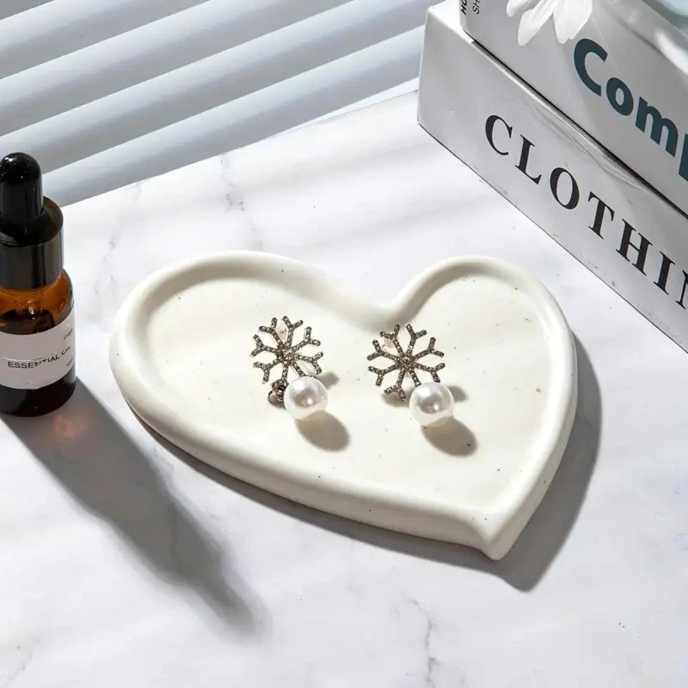 Luxe Ceramic Jewelry Organizer Tray by Casa & Beyond