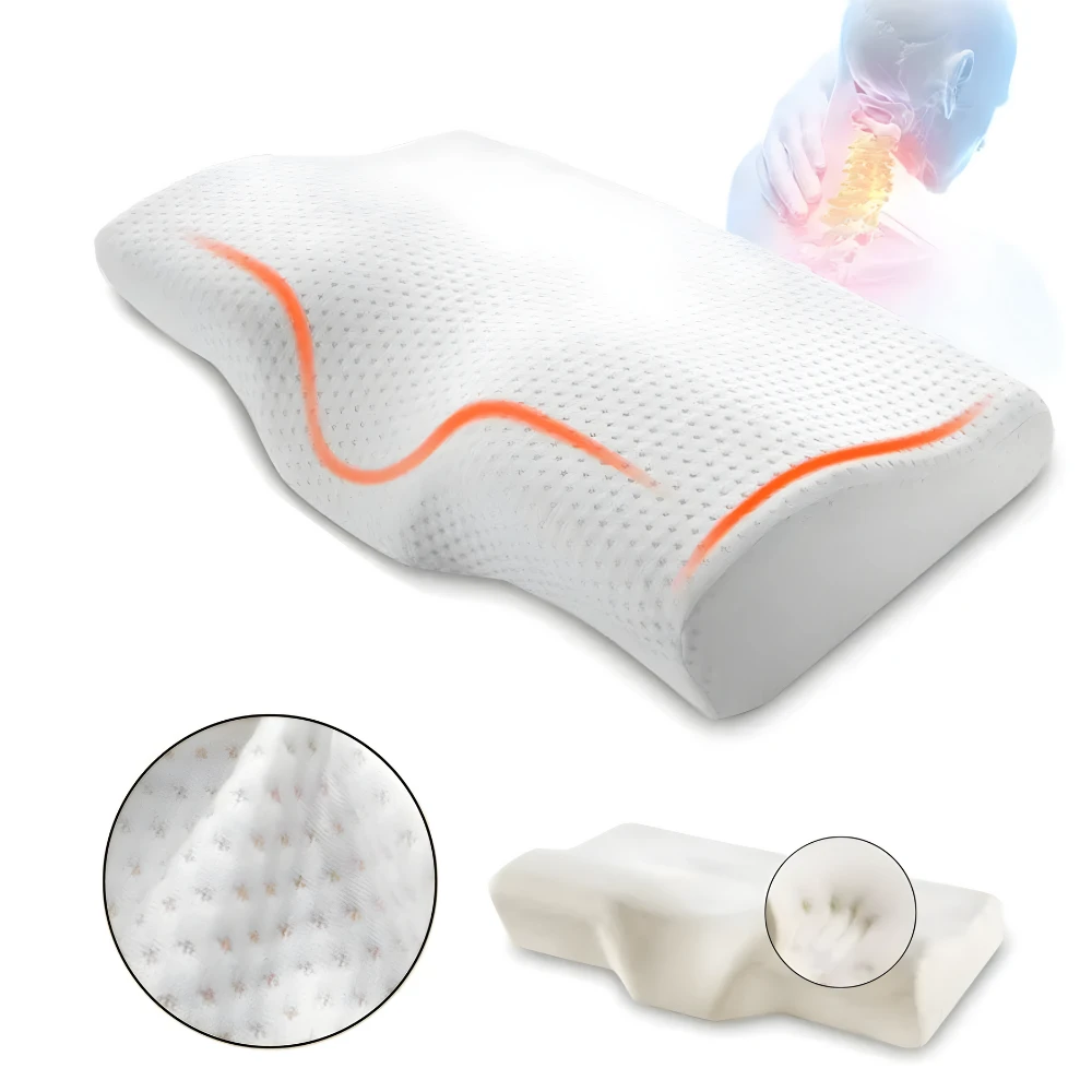 Orthopedic Memory Foam Neck Support Pillow Bowlift by Bowlift