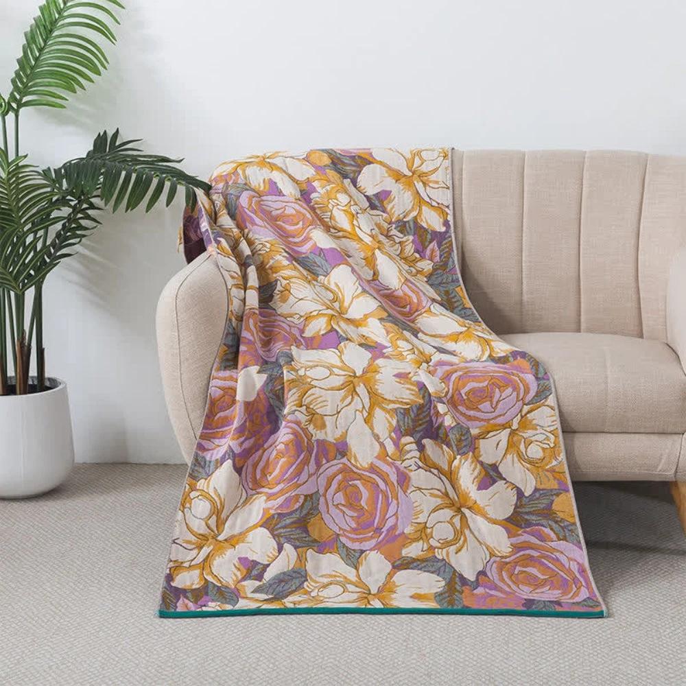 Vintage Rose Cotton Bath Towel by Casa & Beyond