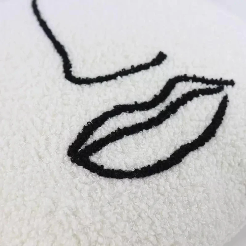 Abstract Face Artistic Cushion Cover by Casa & Beyond