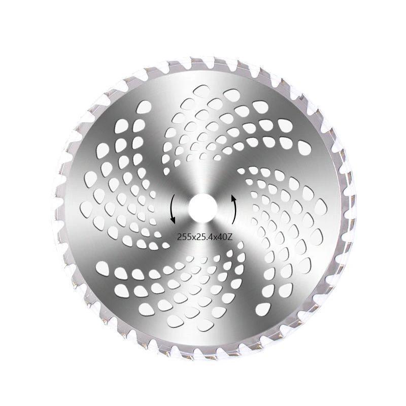 Alloyed saw blade for lawn mower by Bowlift
