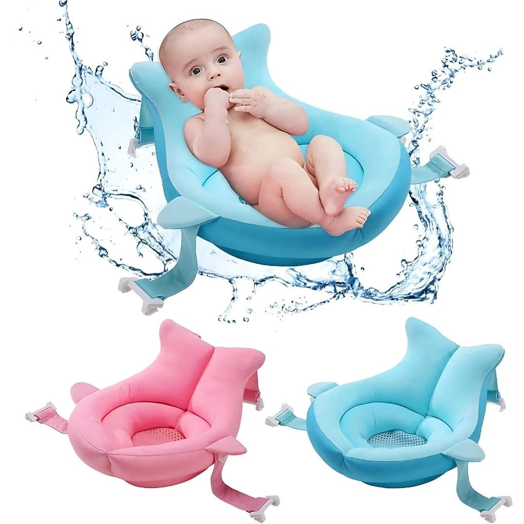 AquaNest | Baby Bath Support – Non-Slip Cushion – Quick-Drying Fabric – Newborn Safety Bowlift by Bowlift