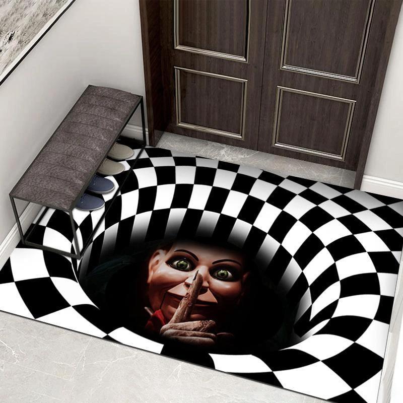 (Halloween Promotion) Clown Trap Visibility Rug for Halloween by Bowlift