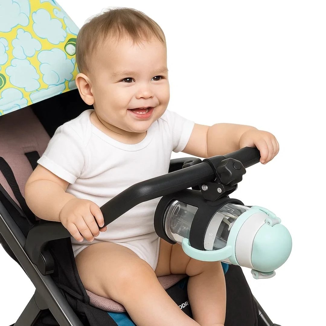 SipSecure | Universal Stroller Cup Holder – Adjustable Clamp – Secure Fit – Ideal for Parents on the Go Bowlift by Bowlift