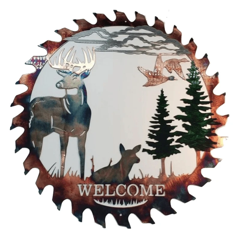Metal wall art, laser-cut by Bowlift