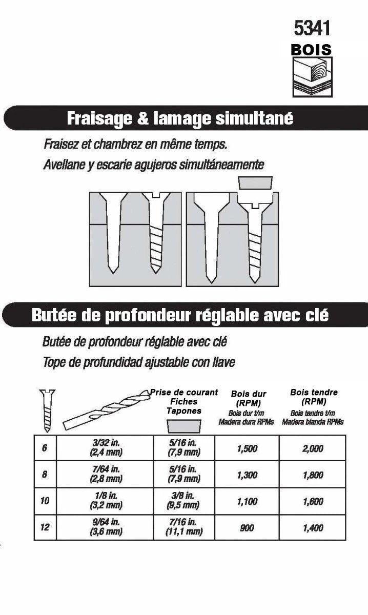 Hollow cut for wood processing (5 pieces) by Bowlift